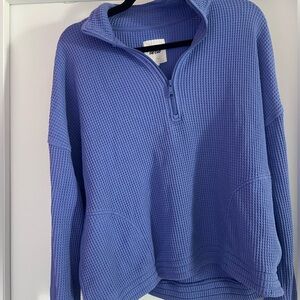 Aerie Waffle Quarter Zip
